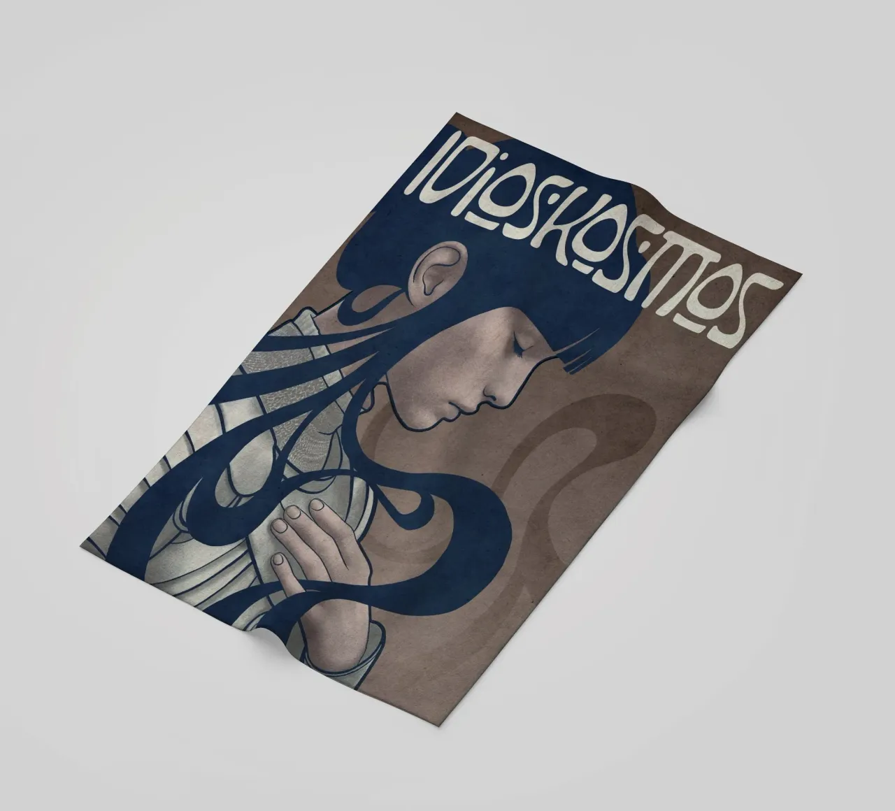 Idios Kosmos beach towel by Kuba Gornowicz