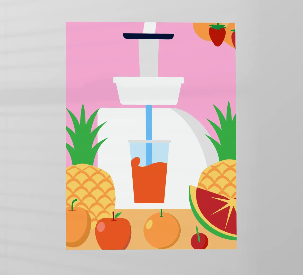 Macchina per succhi di frutta pellicola backlit da OFFICIAL FRUIT & VEGETABLES