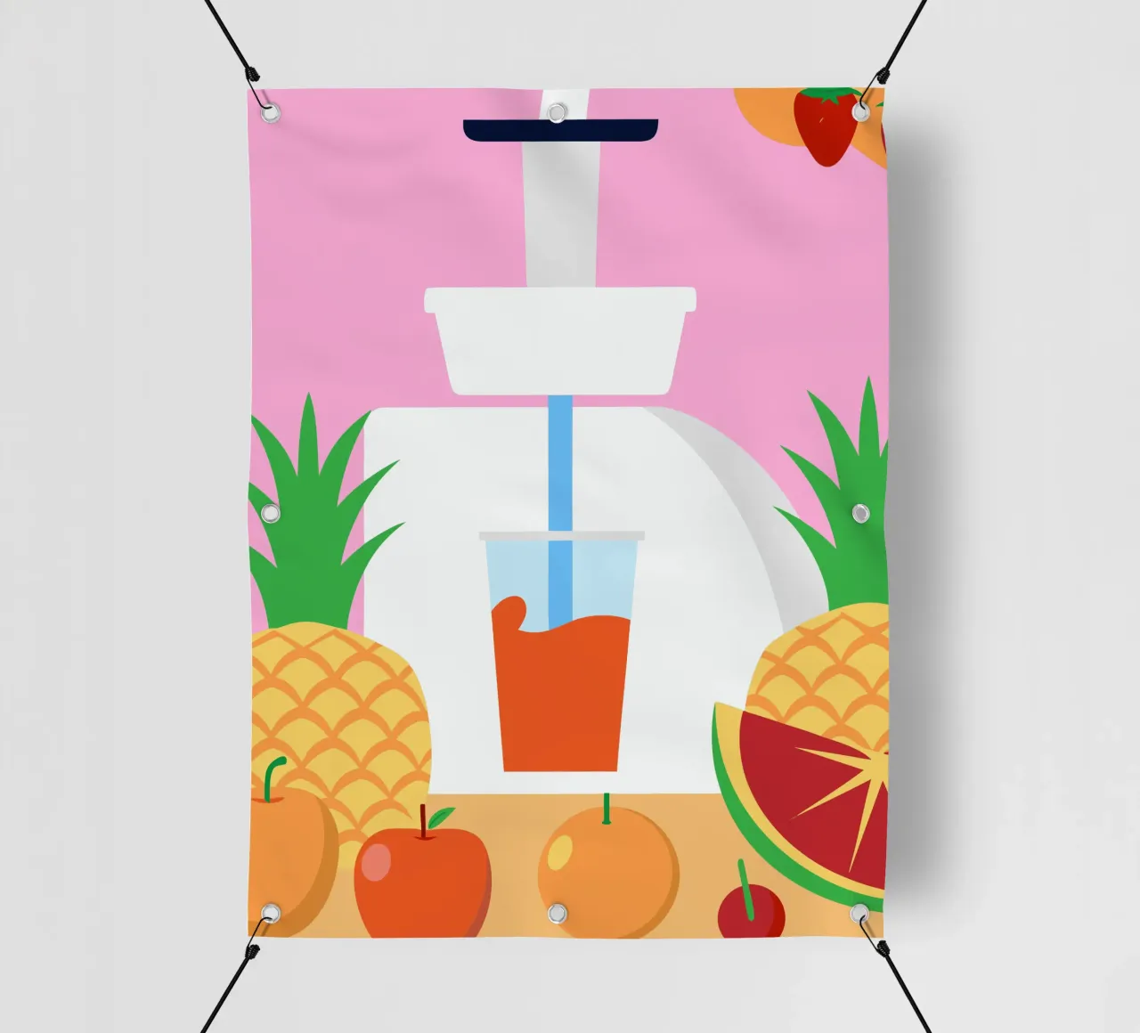 Macchina per succhi di frutta telo in pvc da OFFICIAL FRUIT & VEGETABLES