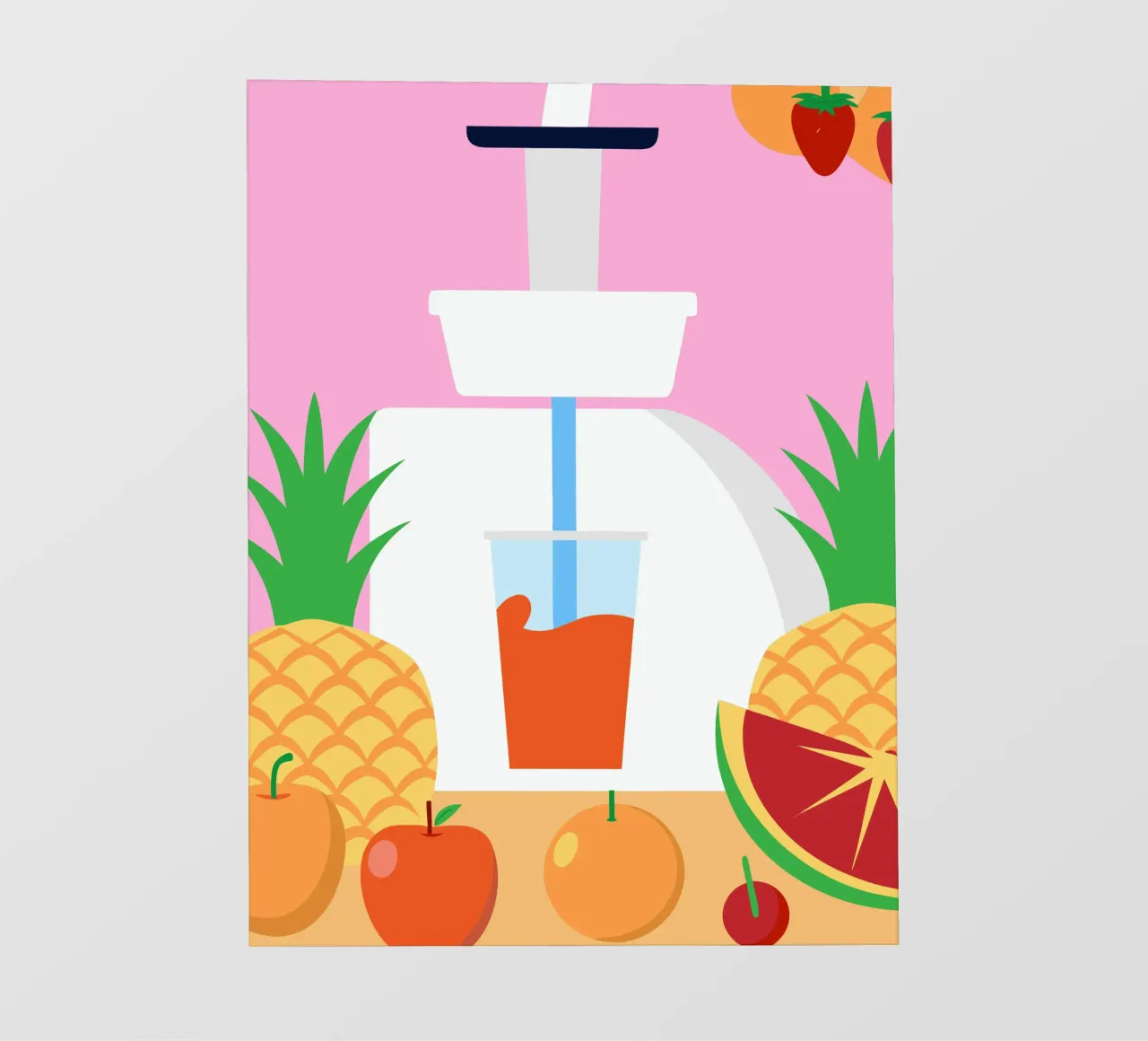 Macchina per succhi di frutta telo in pvc da OFFICIAL FRUIT & VEGETABLES