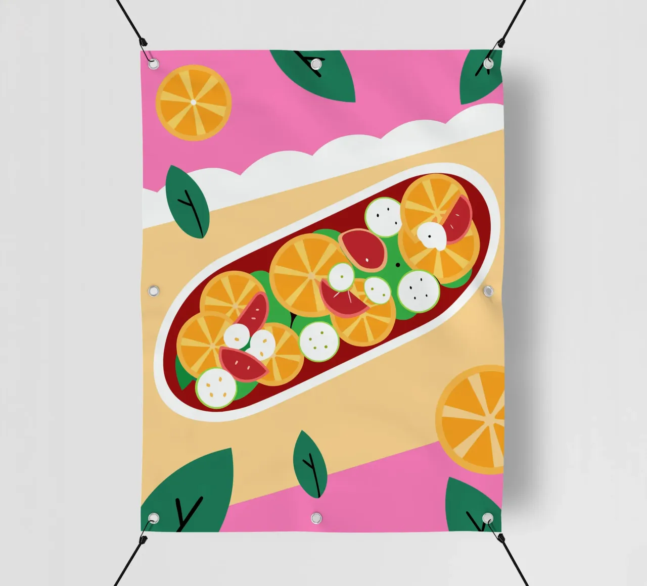 Insalata di frutta fresca telo in pvc da OFFICIAL FRUIT & VEGETABLES