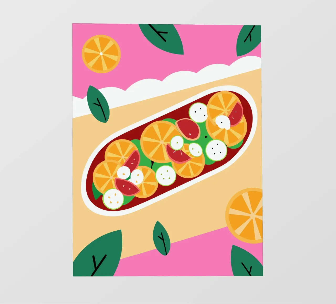 Insalata di frutta fresca telo in pvc da OFFICIAL FRUIT & VEGETABLES