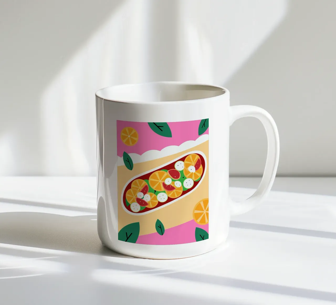 Insalata di frutta fresca tazza in ceramica da OFFICIAL FRUIT & VEGETABLES