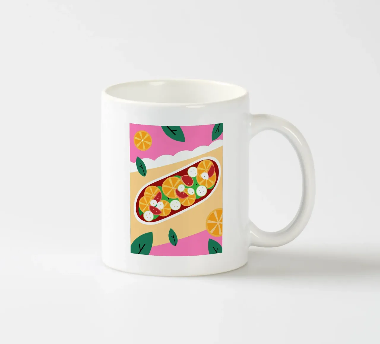 Insalata di frutta fresca tazza in ceramica da OFFICIAL FRUIT & VEGETABLES
