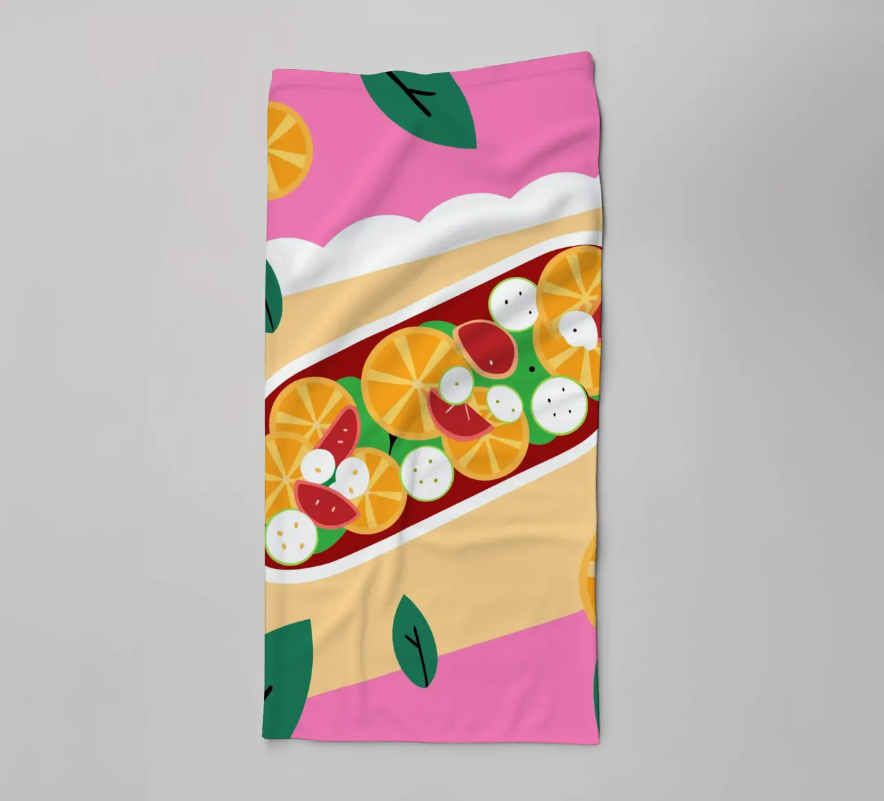 Insalata di frutta fresca asciugamano da bagno da OFFICIAL FRUIT & VEGETABLES