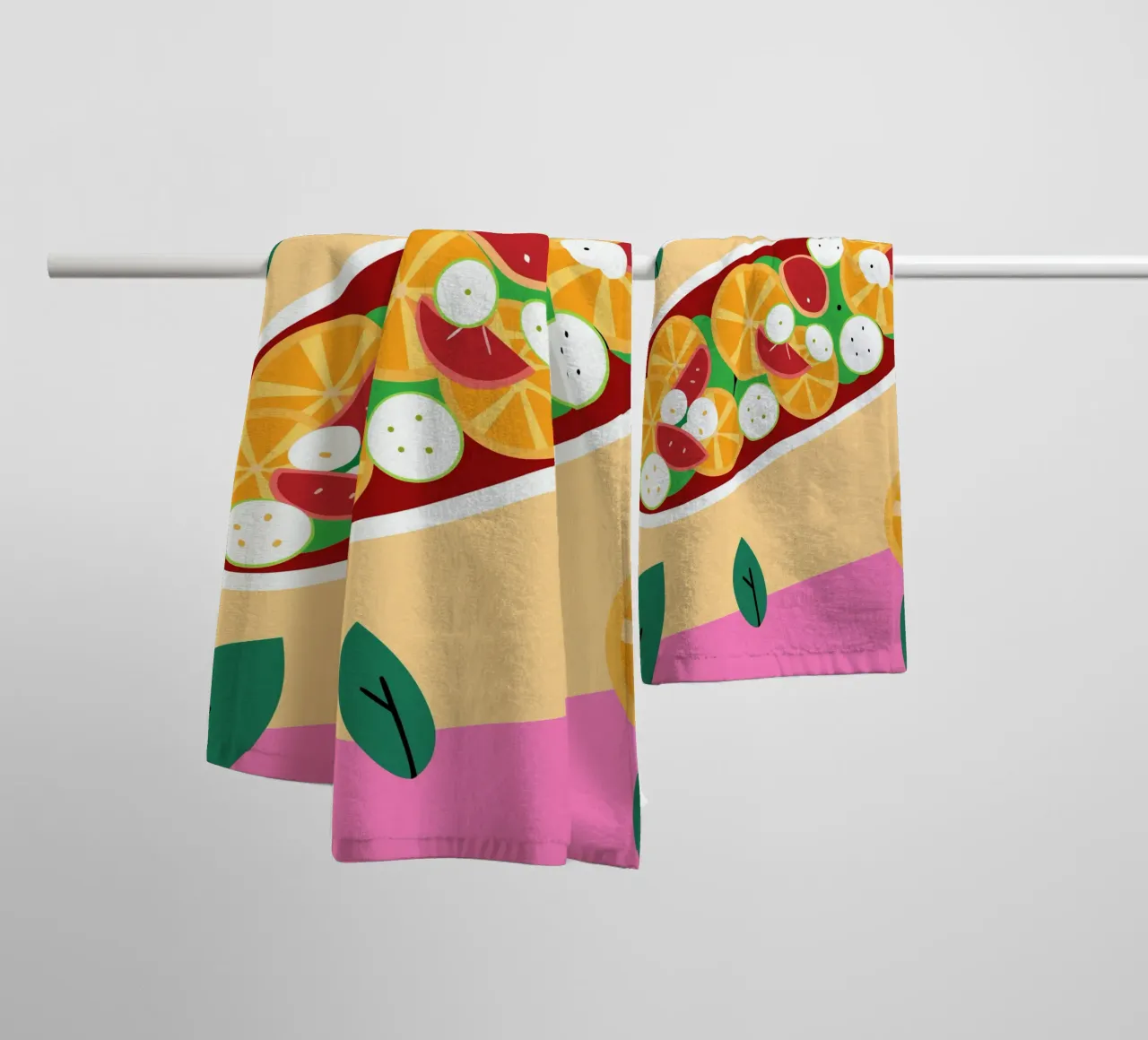 Insalata di frutta fresca asciugamano da bagno da OFFICIAL FRUIT & VEGETABLES