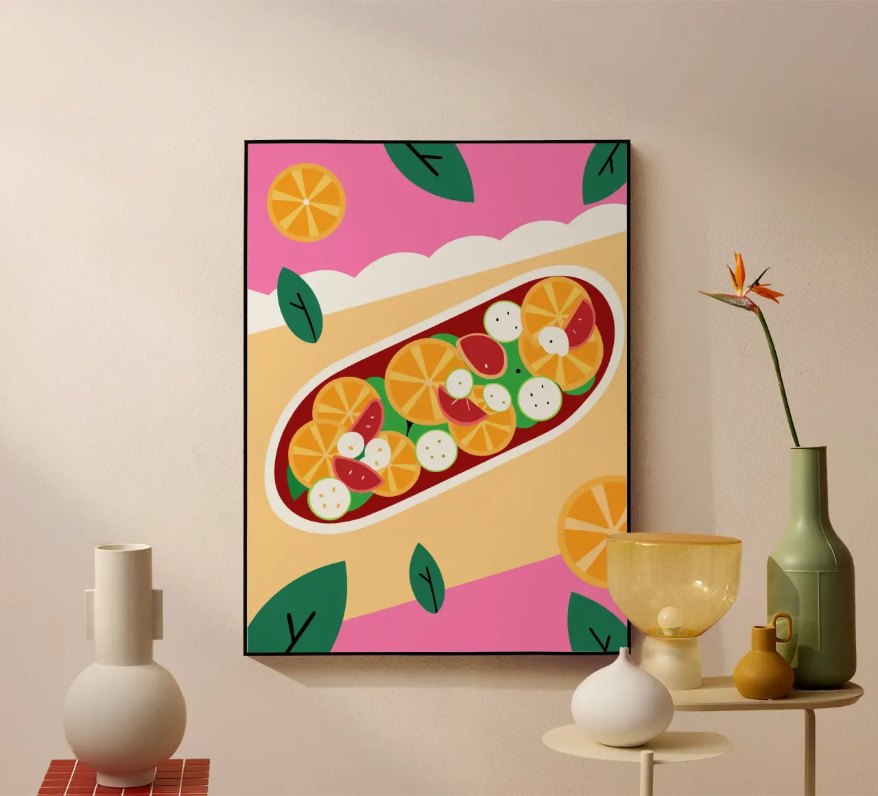 Insalata di frutta fresca plexiglass da OFFICIAL FRUIT & VEGETABLES