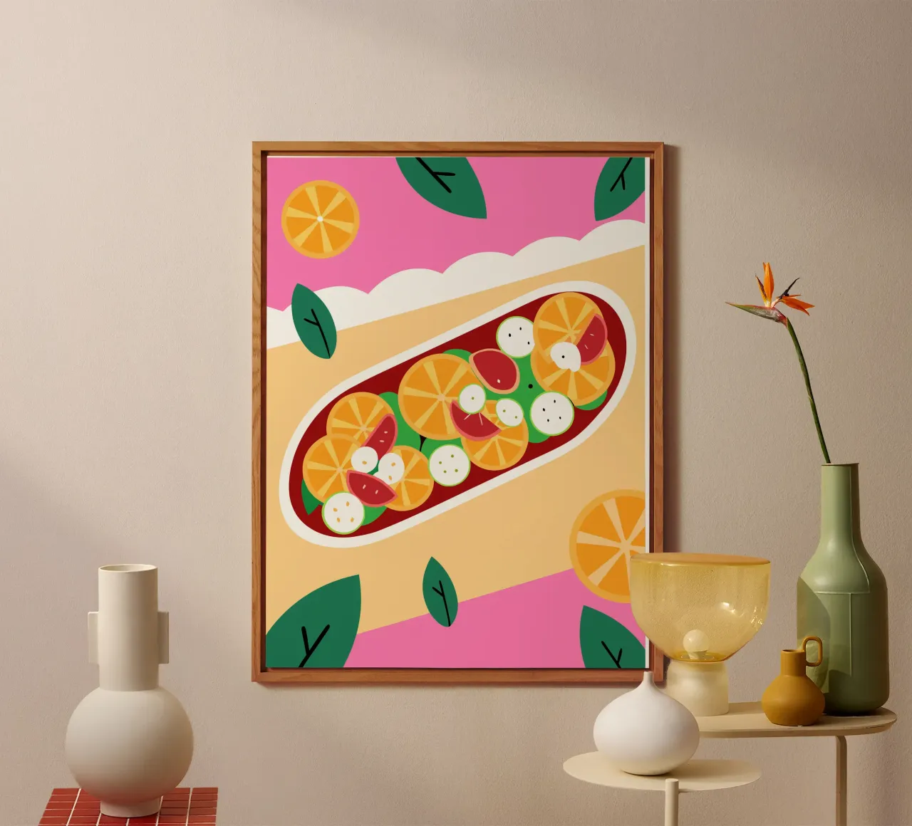 Insalata di frutta fresca alluminio dibond da OFFICIAL FRUIT & VEGETABLES