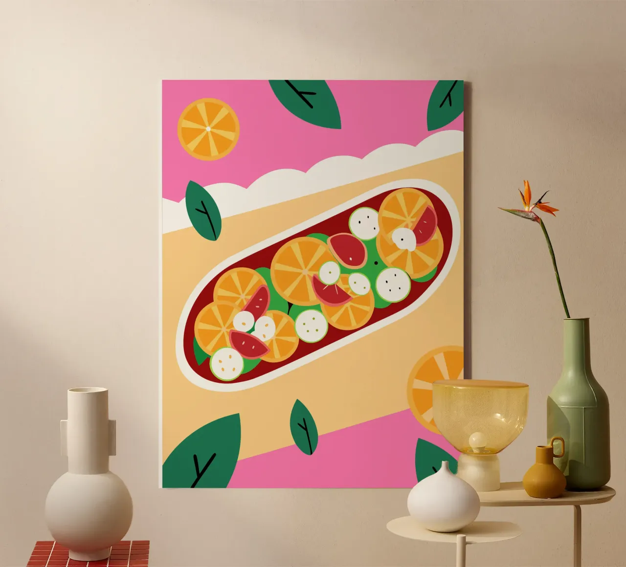Insalata di frutta fresca tela da OFFICIAL FRUIT & VEGETABLES