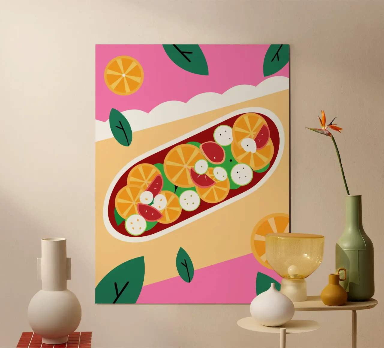 Insalata di frutta fresca carta hahnemühle da OFFICIAL FRUIT & VEGETABLES
