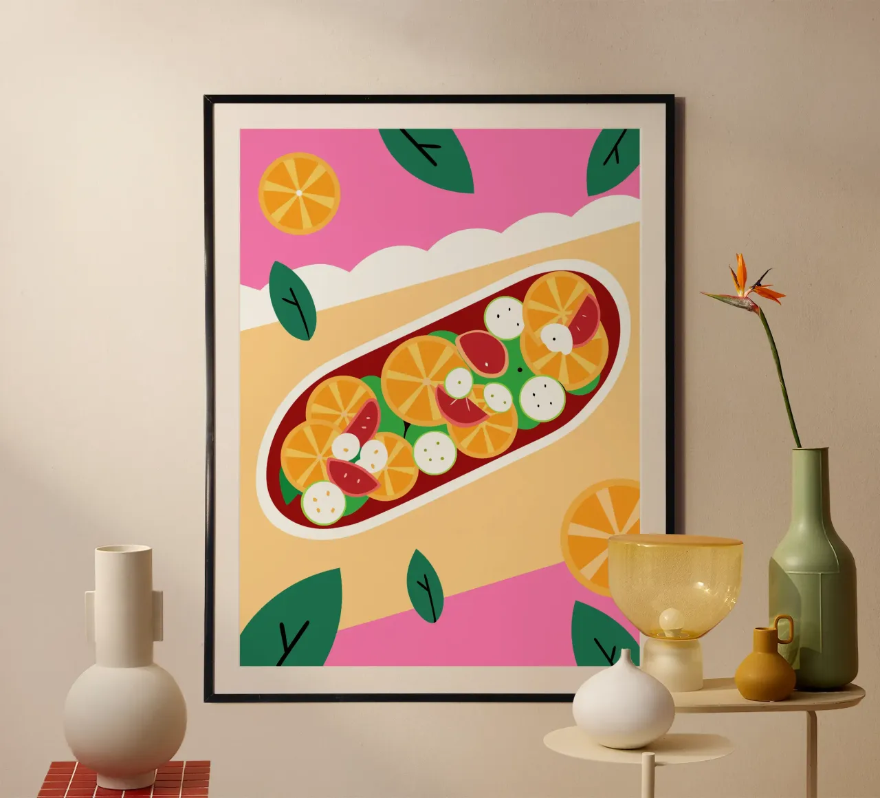 Insalata di frutta fresca carta hahnemühle da OFFICIAL FRUIT & VEGETABLES