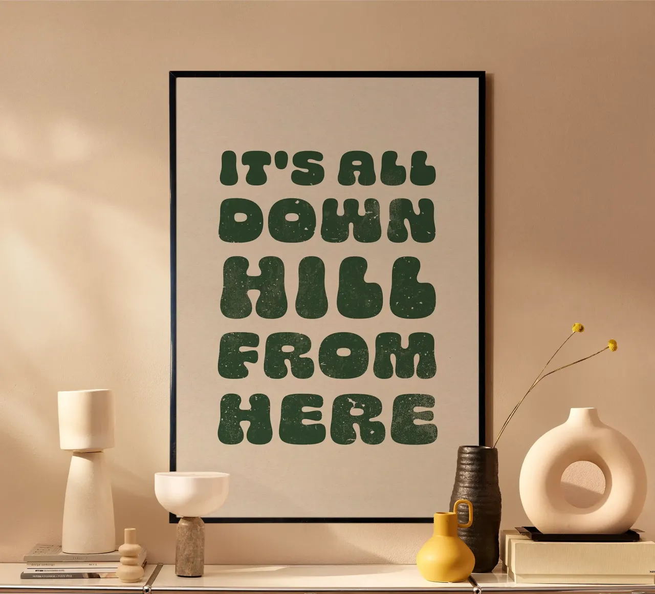 Da qui in poi la strada è in discesa poster da John Sander