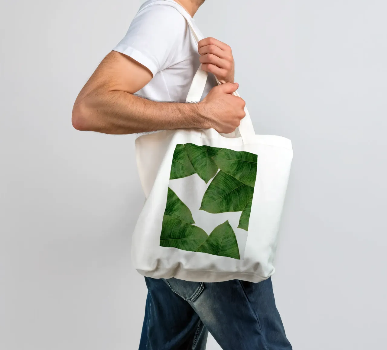 Feuille de bananier II tote bag de Orara Studio