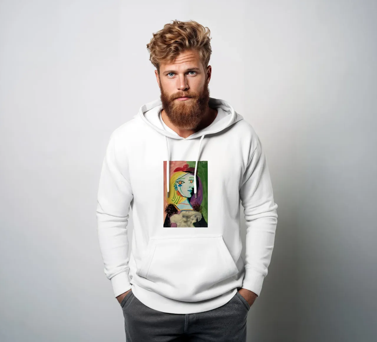 sguardo di una bella donna felpa con cappuccio da eternal nino