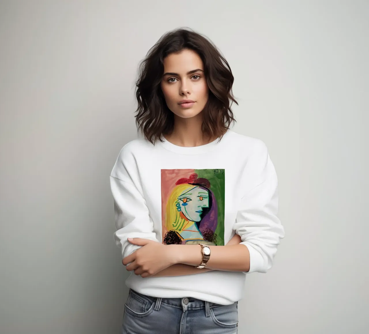 sguardo di una bella donna felpa da eternal nino