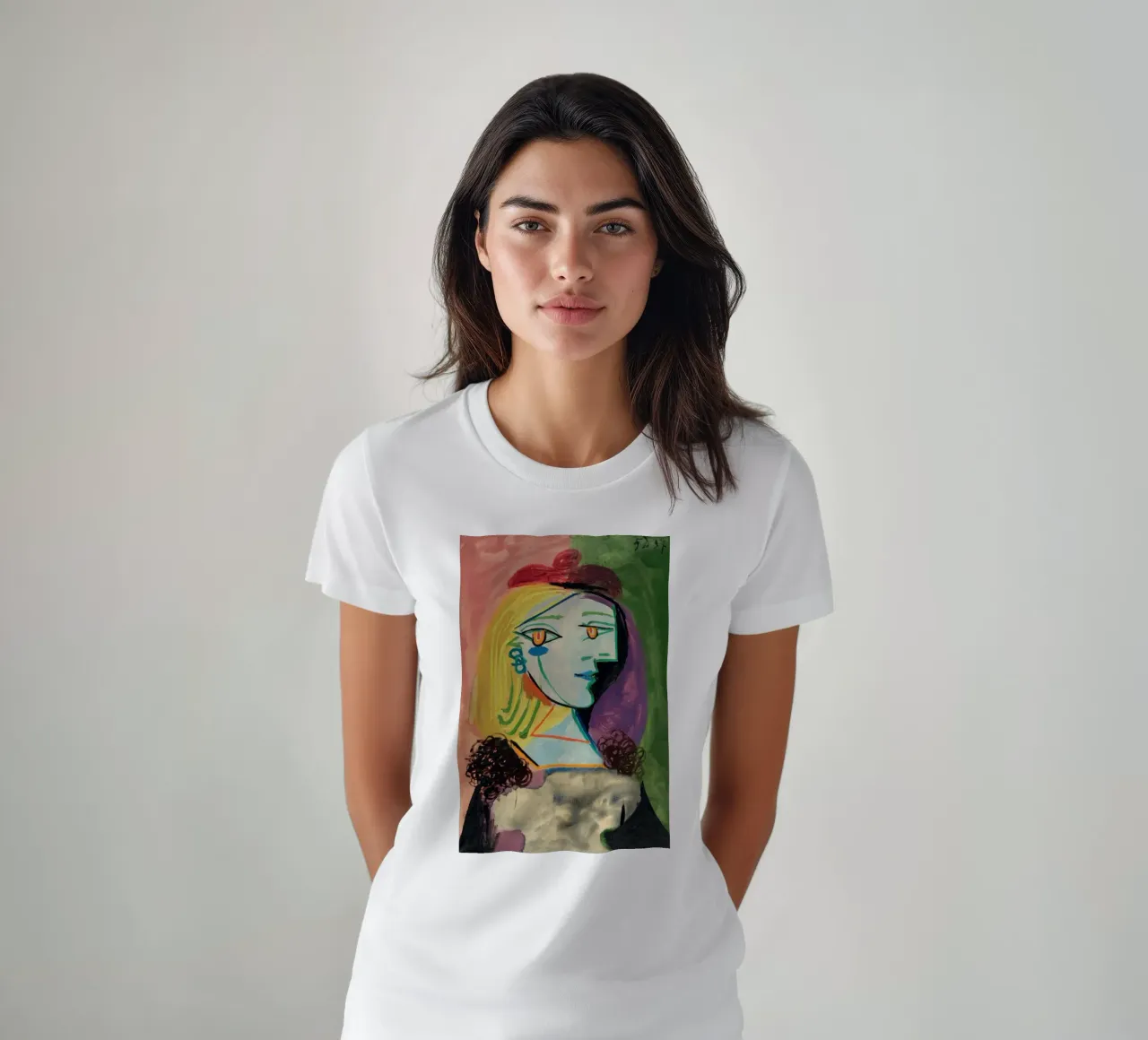 sguardo di una bella donna t-shirt da eternal nino