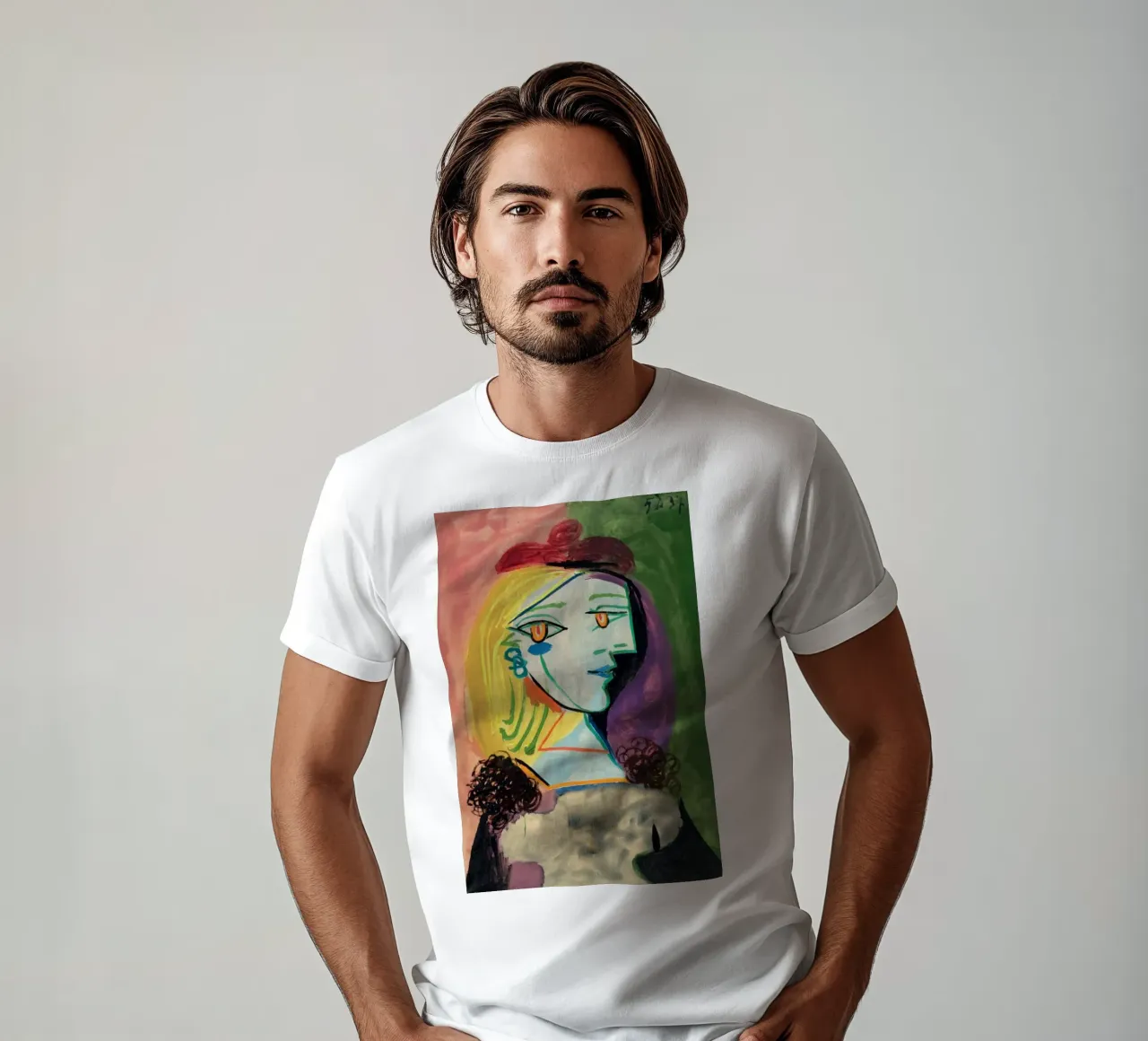 sguardo di una bella donna t-shirt da eternal nino