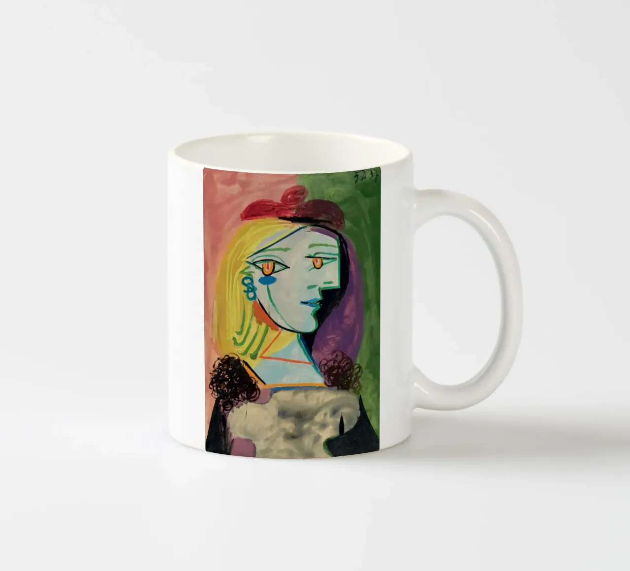 sguardo di una bella donna tazza in ceramica da eternal nino