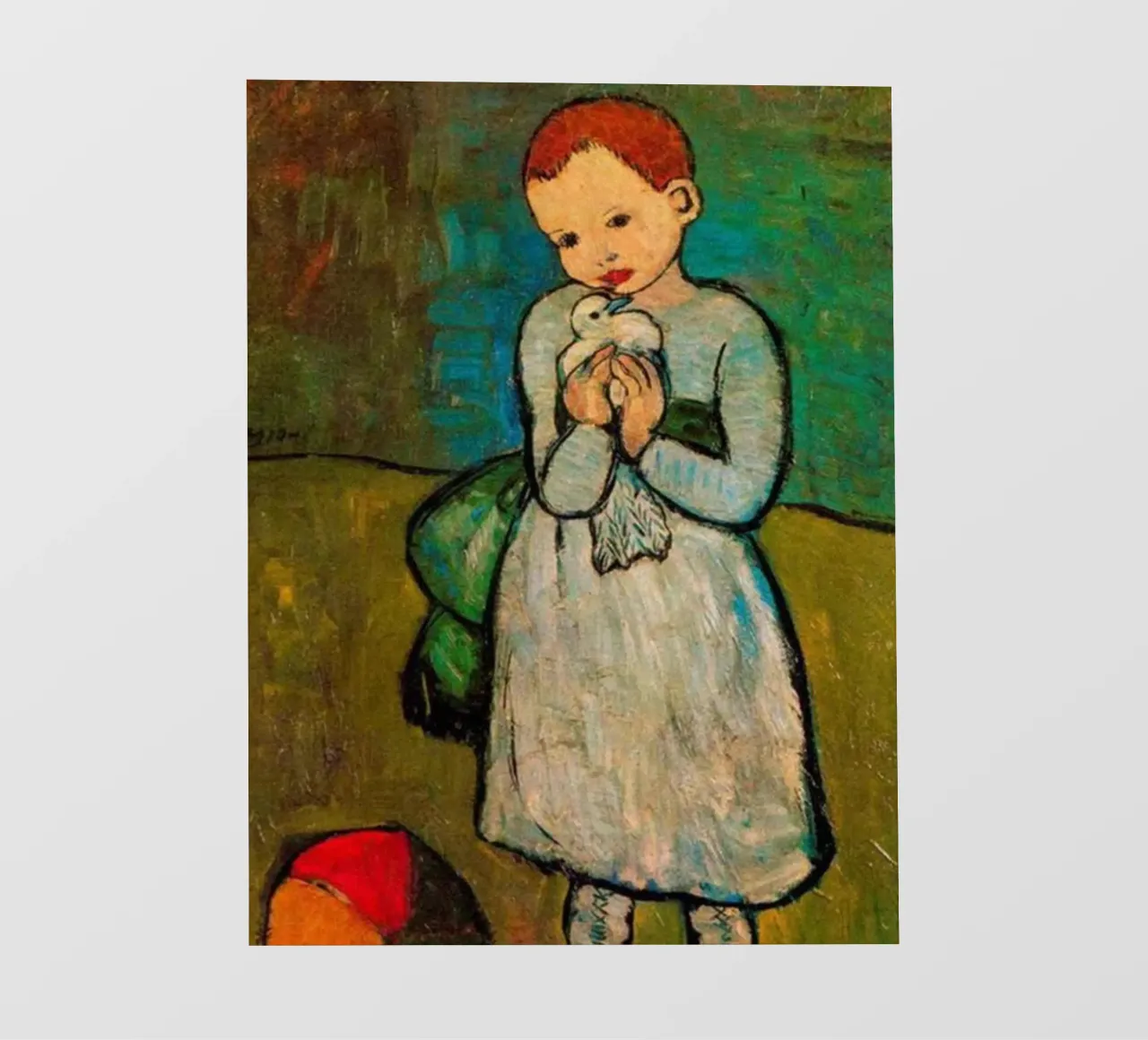 ritratto di un bambino grazioso telo in pvc da eternal nino