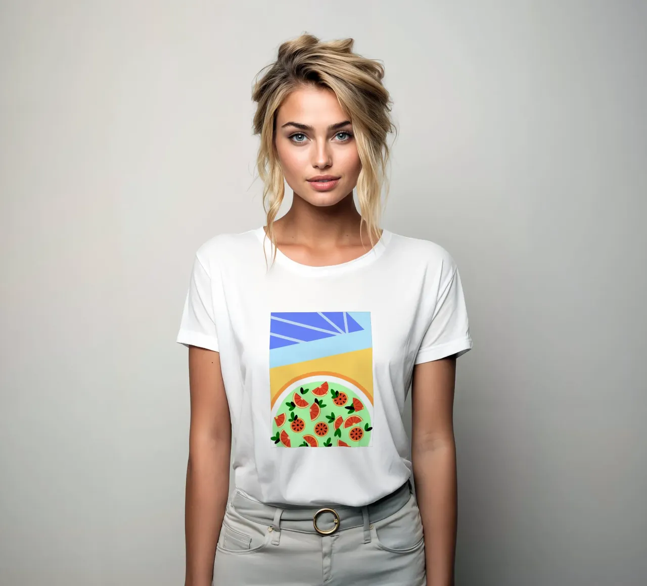 Insalata di pompelmo fresco t-shirt da donna da OFFICIAL FRUIT & VEGETABLES