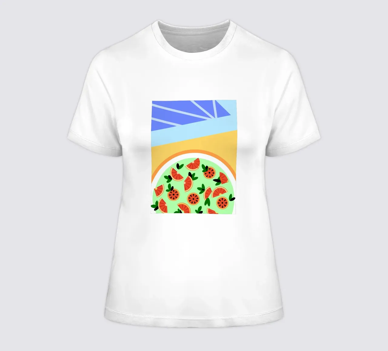 Insalata di pompelmo fresco t-shirt da donna da OFFICIAL FRUIT & VEGETABLES