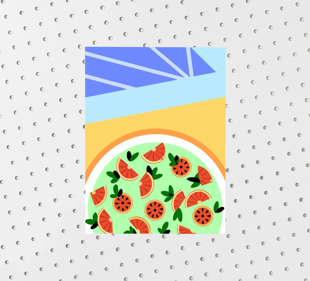 Fresh Grapefruit Salad Sticker von OFFICIAL FRUIT & VEGETABLES