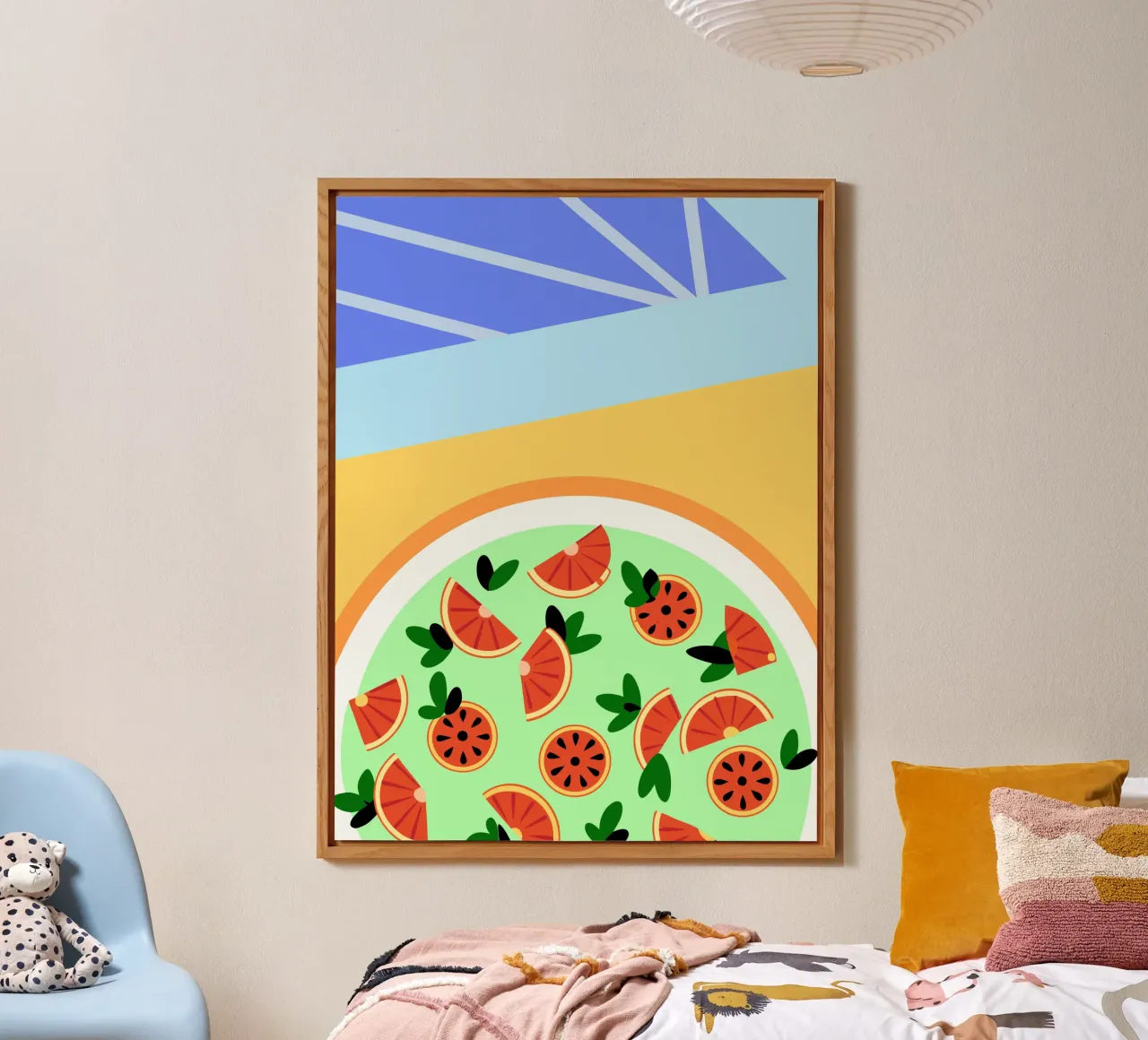 Fresh Grapefruit Salad Alu-Dibond von OFFICIAL FRUIT & VEGETABLES