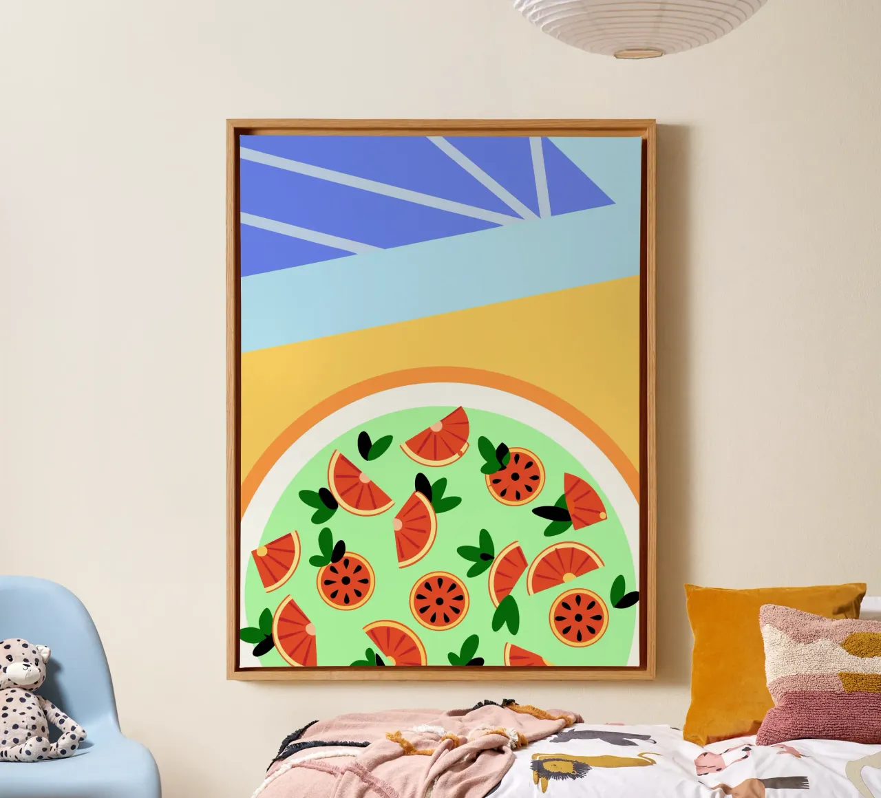 Fresh Grapefruit Salad Leinwand von OFFICIAL FRUIT & VEGETABLES