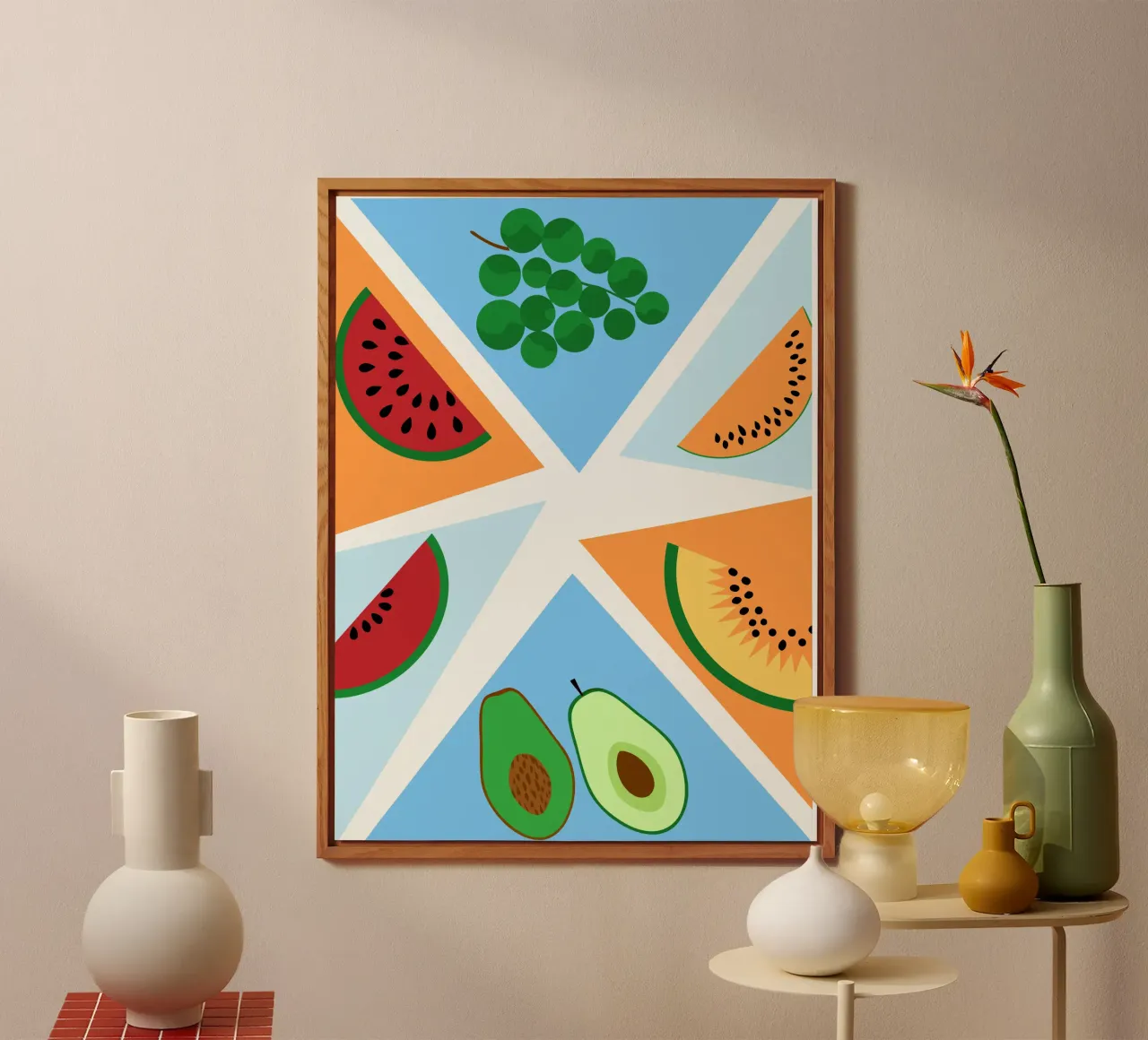 Frutta fresca geometrica pannello forex da OFFICIAL FRUIT & VEGETABLES