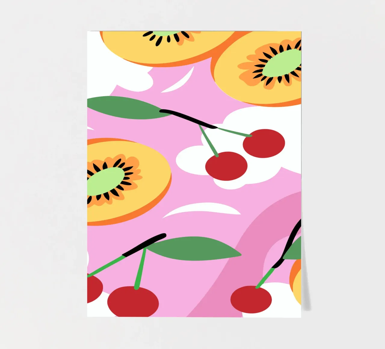 Fruit pattern sticker sheet by OFFICIAL FRUIT & VEGETABLES