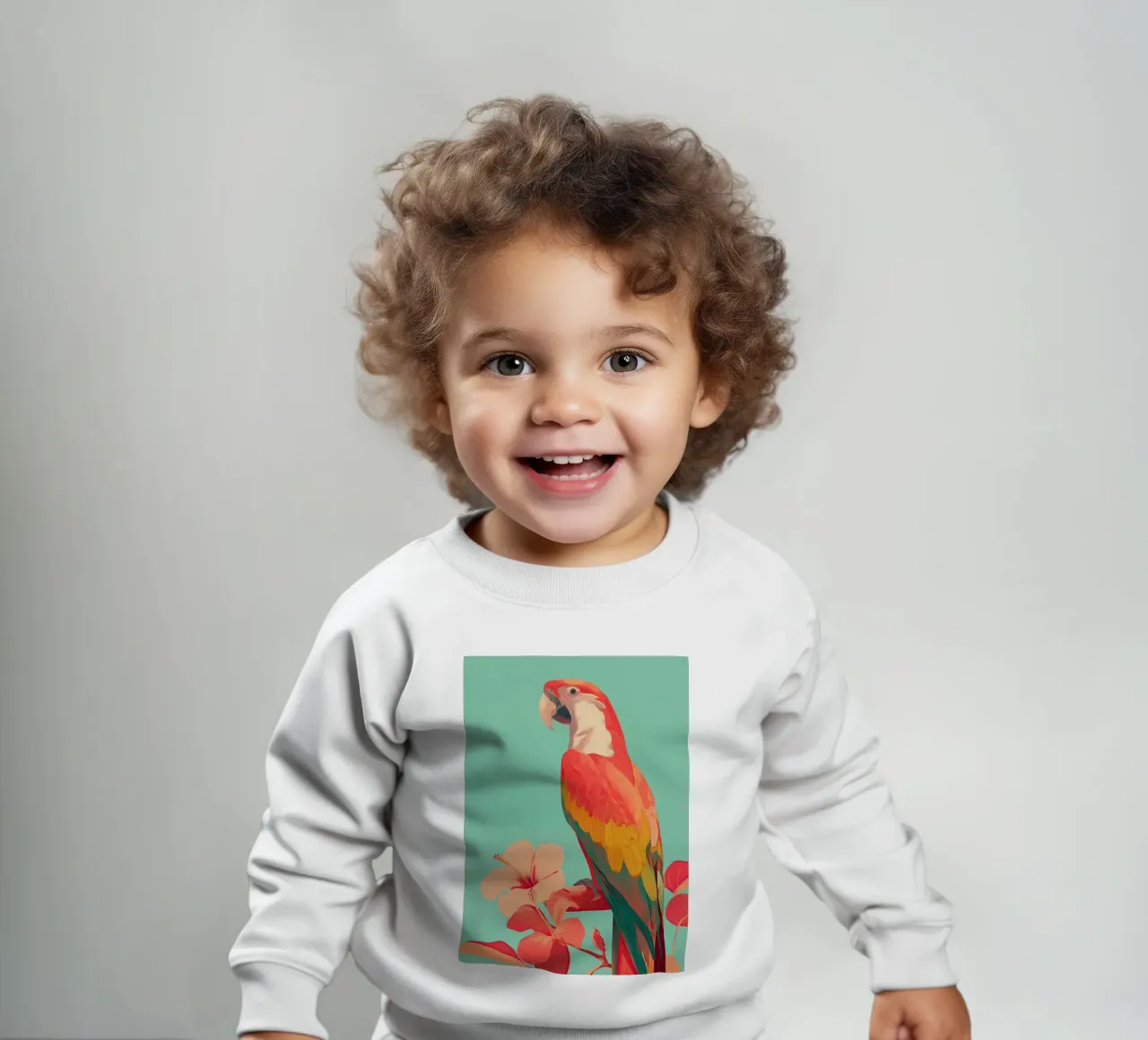 Hibiscus Song - The Tropical Parrot felpa neonato da Luca