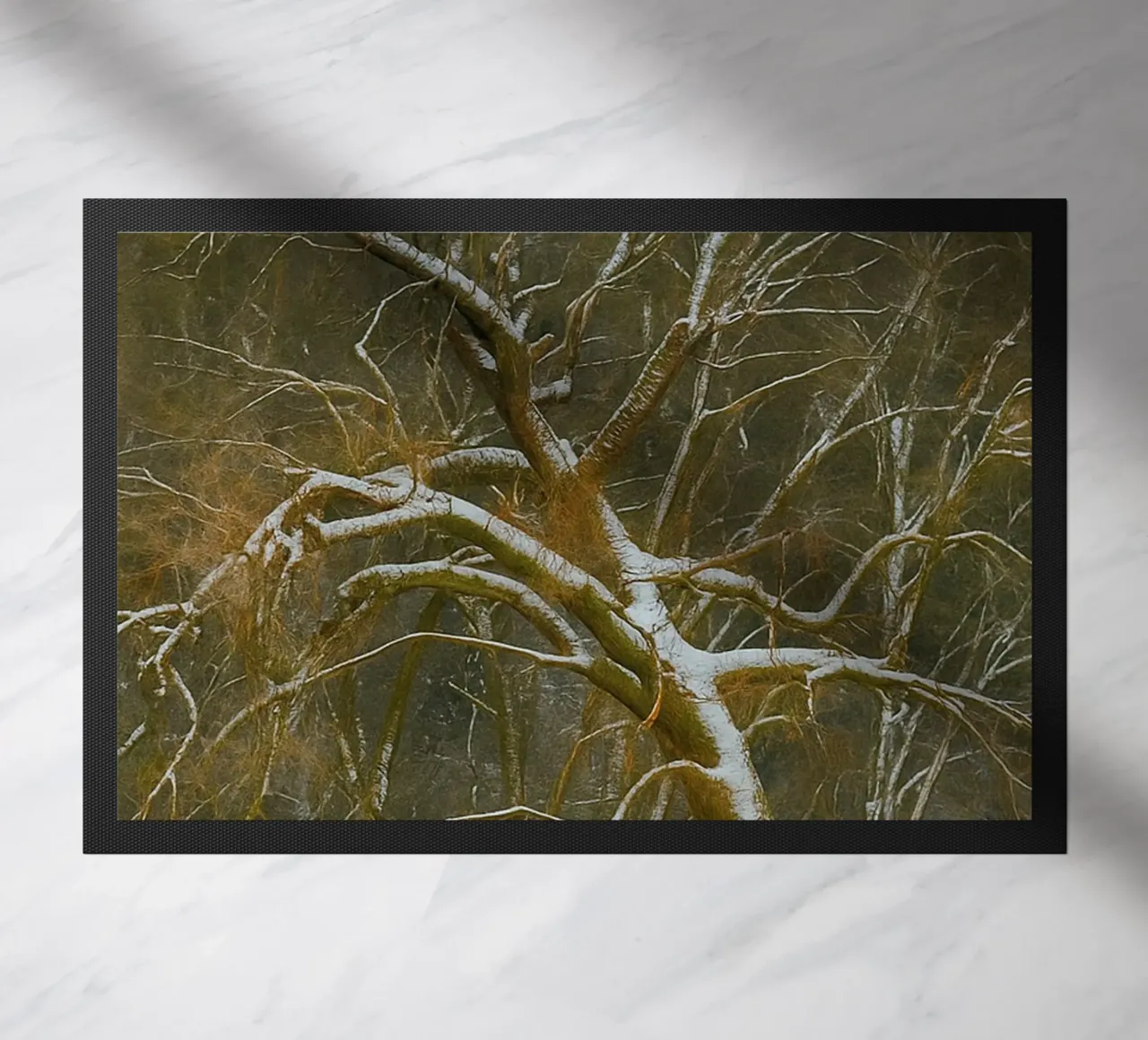 alberi secchi ai margini della foresta zerbino da PASMING