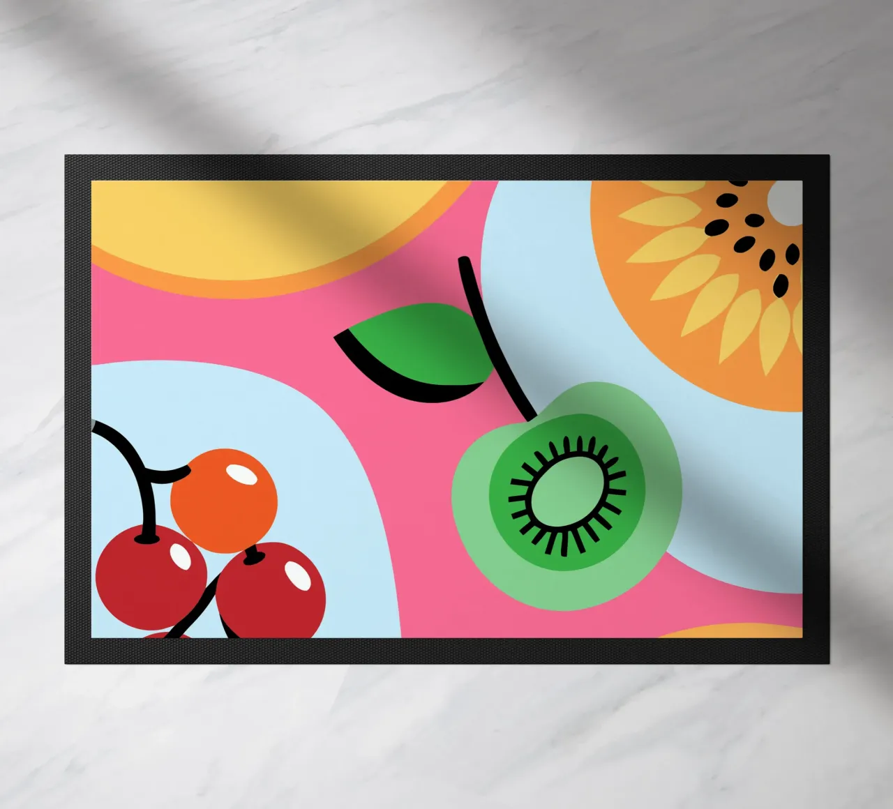 Vers fruit deurmat van OFFICIAL FRUIT & VEGETABLES