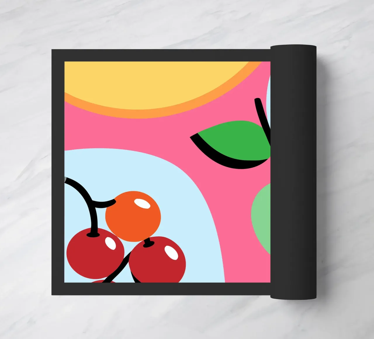 Vers fruit deurmat van OFFICIAL FRUIT & VEGETABLES