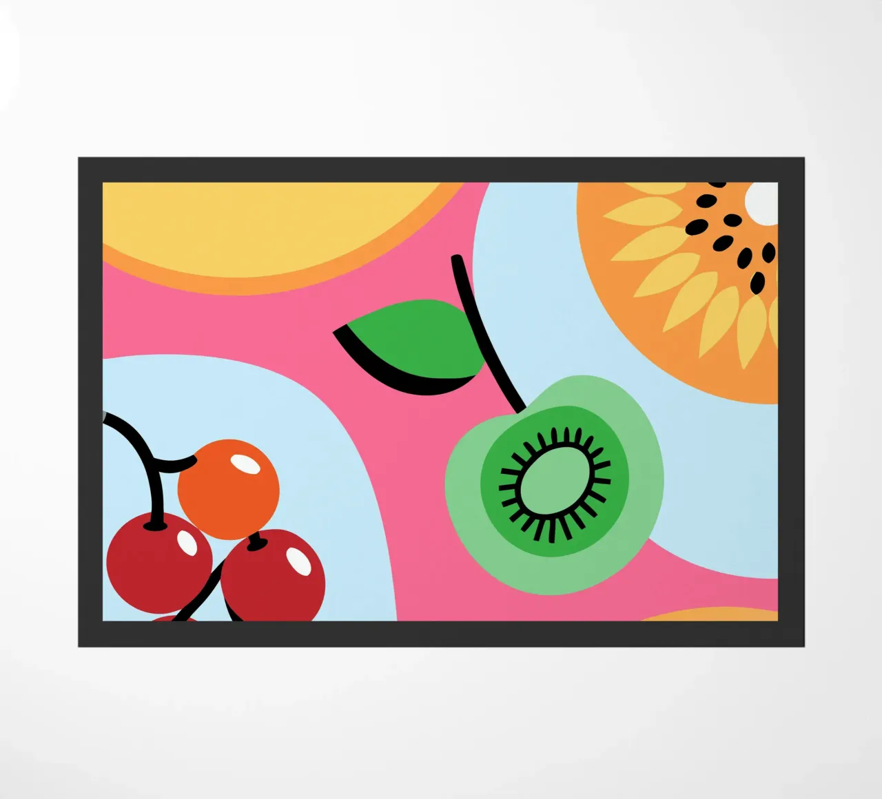 Vers fruit deurmat van OFFICIAL FRUIT & VEGETABLES