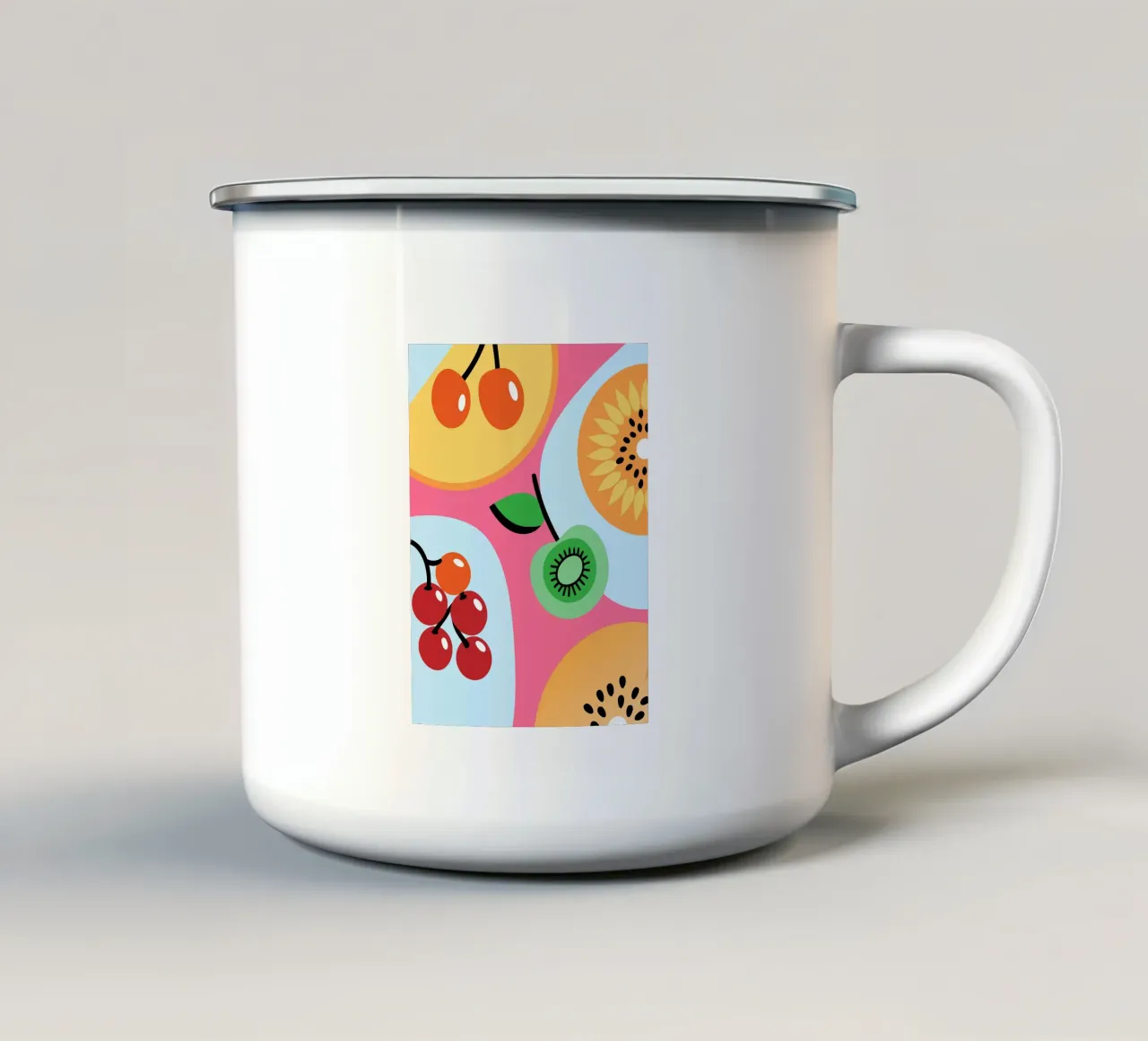 Frutta fresca tazza in smalto da OFFICIAL FRUIT & VEGETABLES