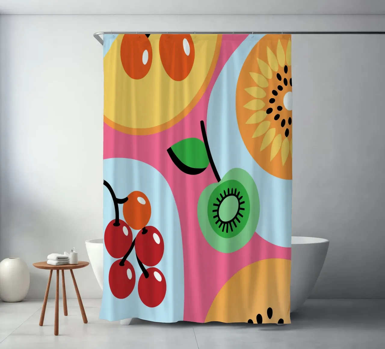 Frutta fresca tenda da doccia da OFFICIAL FRUIT & VEGETABLES