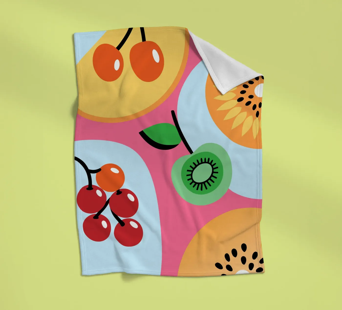 Vers fruit fleecedeken van OFFICIAL FRUIT & VEGETABLES
