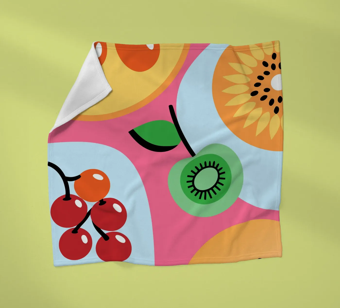 Vers fruit fleecedeken van OFFICIAL FRUIT & VEGETABLES