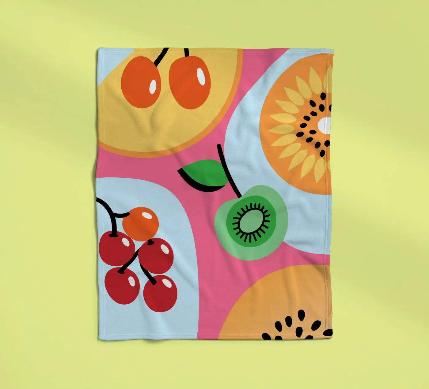 Vers fruit fleecedeken van OFFICIAL FRUIT & VEGETABLES
