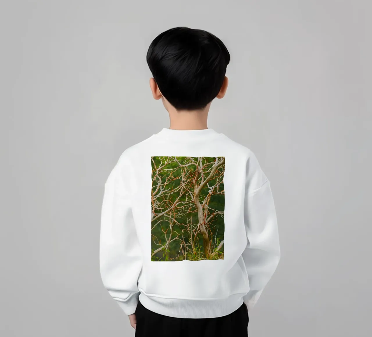 rami di alberi secchi felpa bambino da PASMING