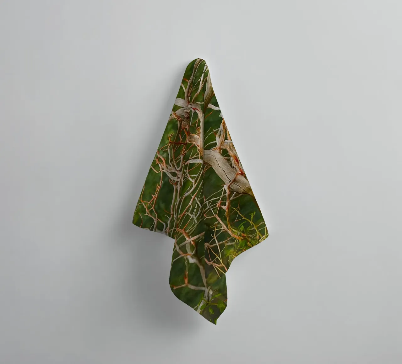 dry tree branches towel by PASMING