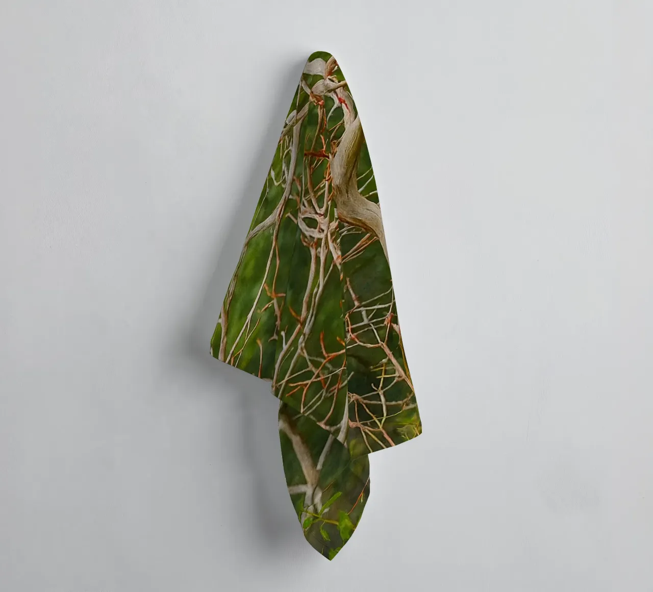 dry tree branches towel by PASMING
