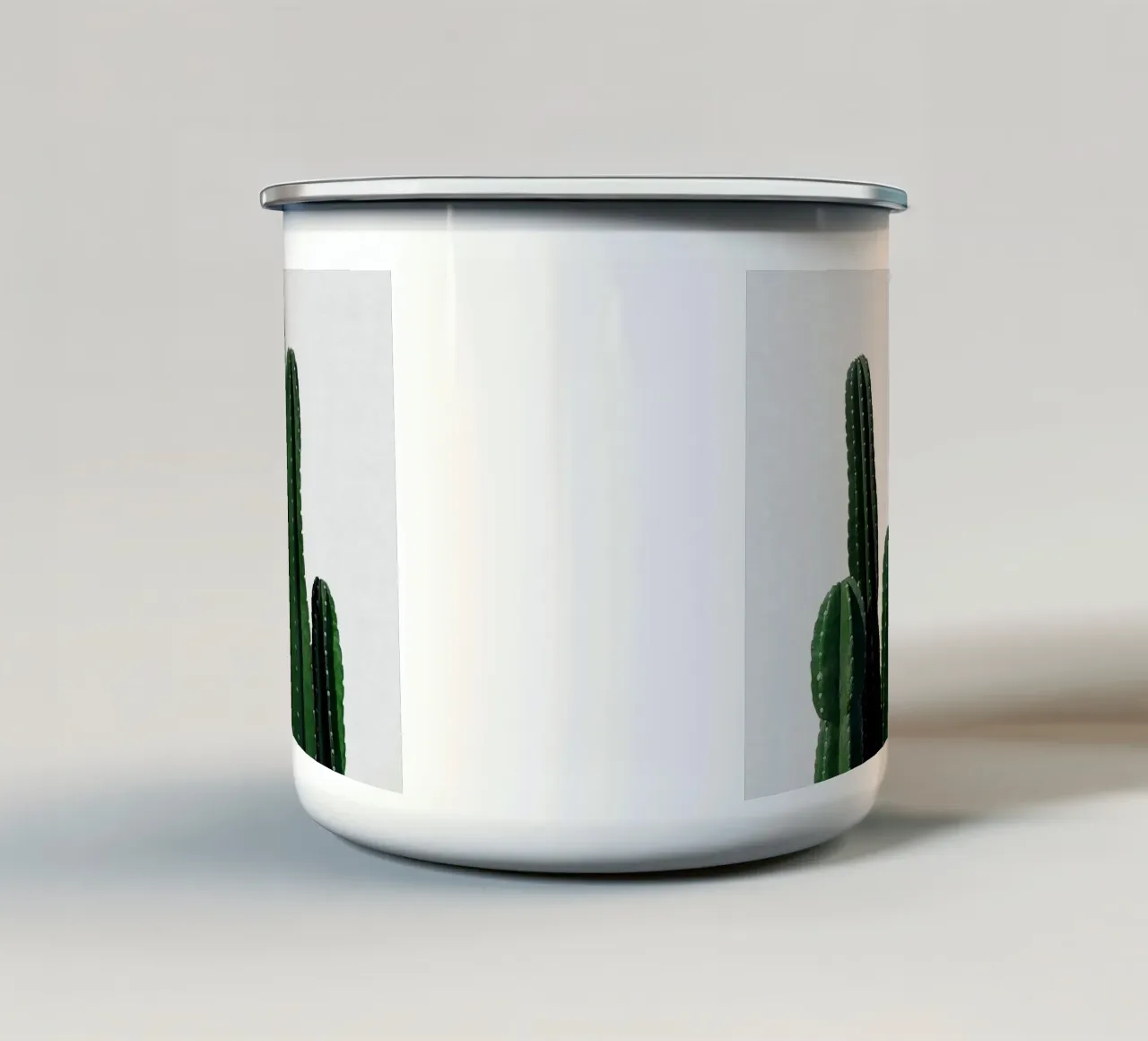 Cactus I tazza in smalto da Orara Studio