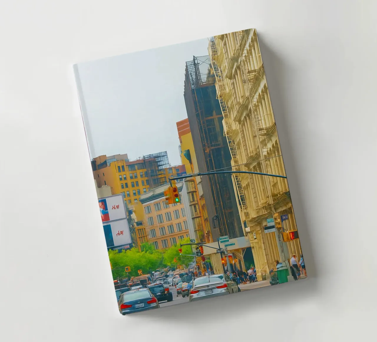 dense view of a big city notebook by PASMING