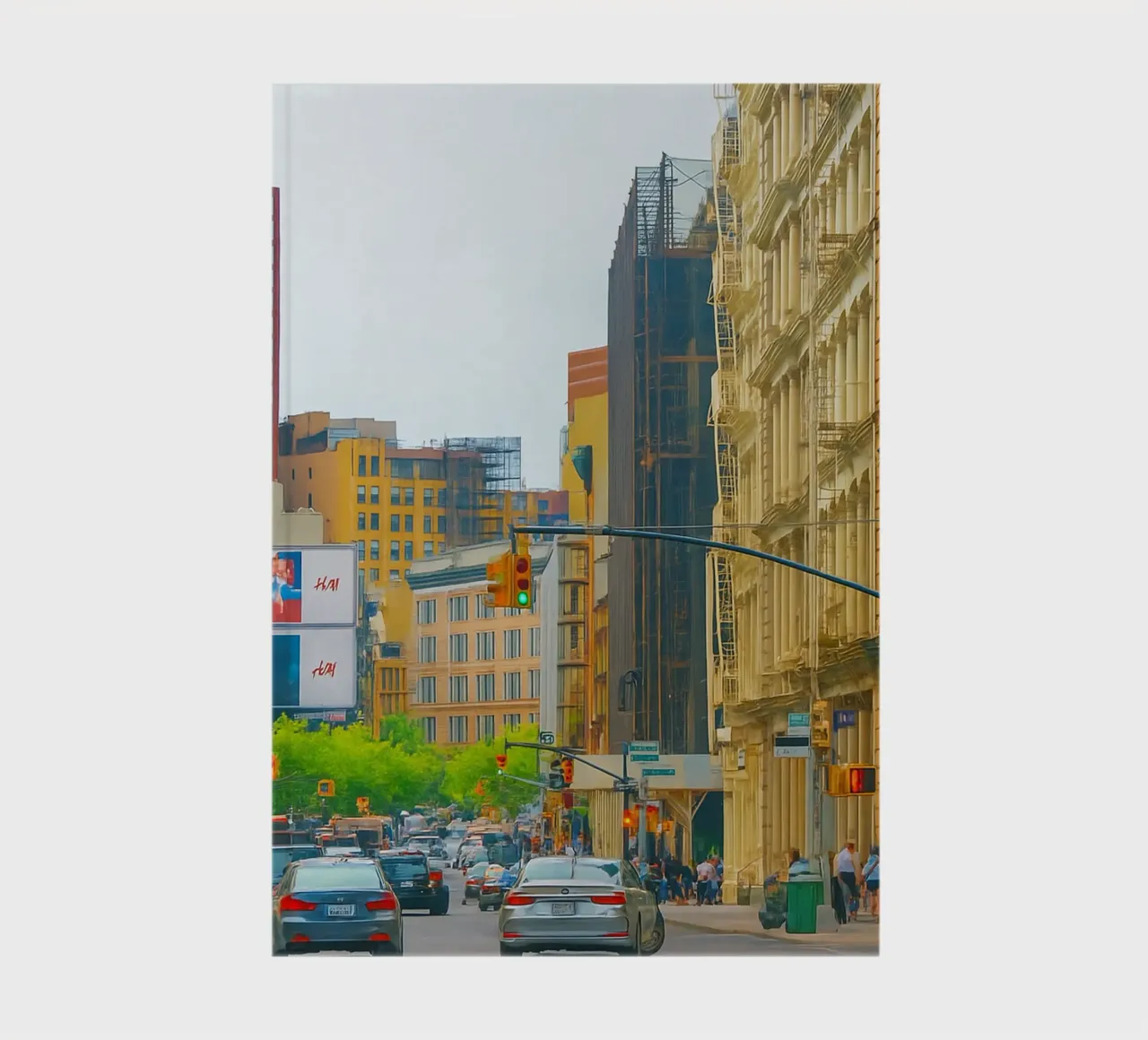 dense view of a big city notebook by PASMING