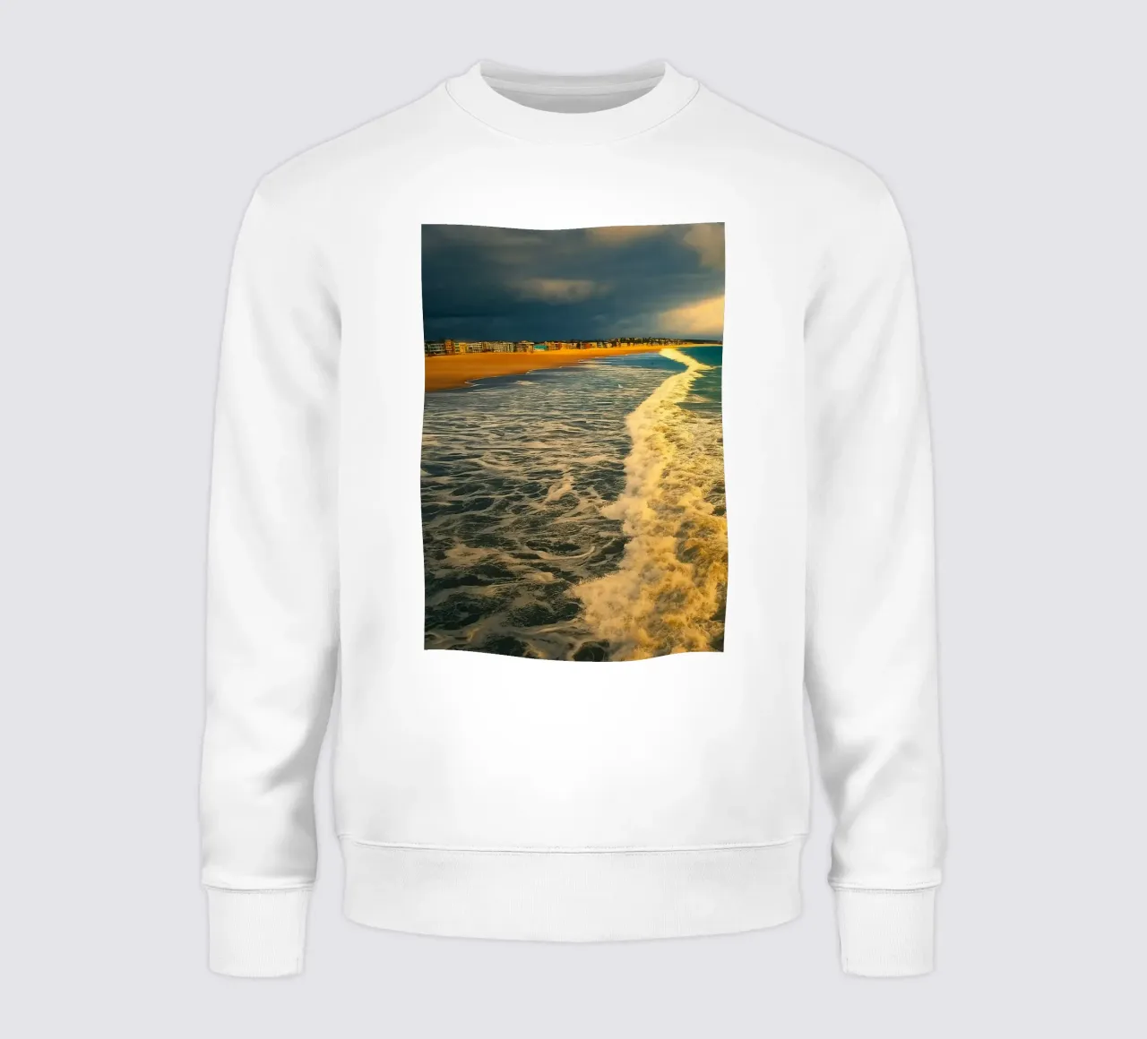 côte vue sur la plage sweat de PASMING