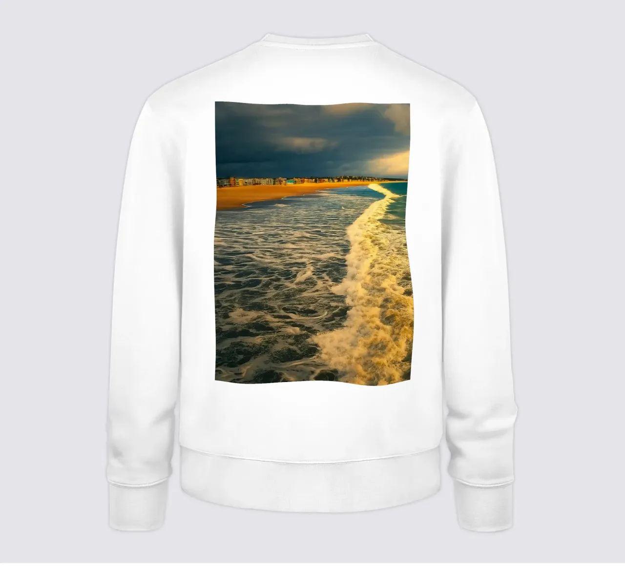 côte vue sur la plage sweat de PASMING