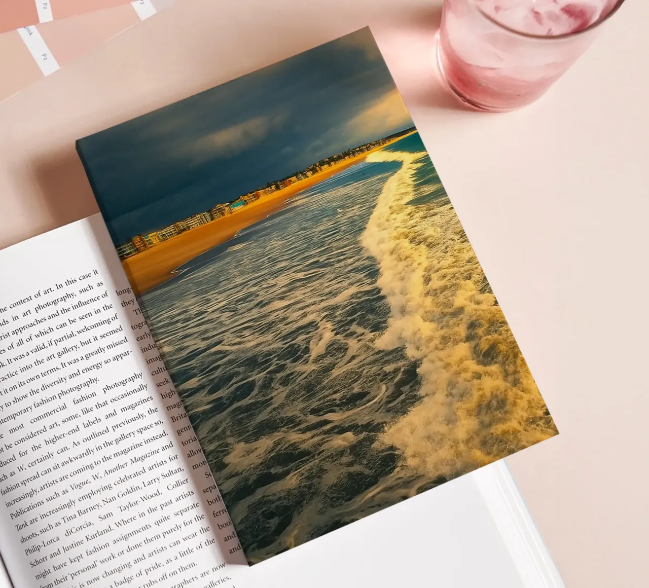 coast beach view notebook by PASMING