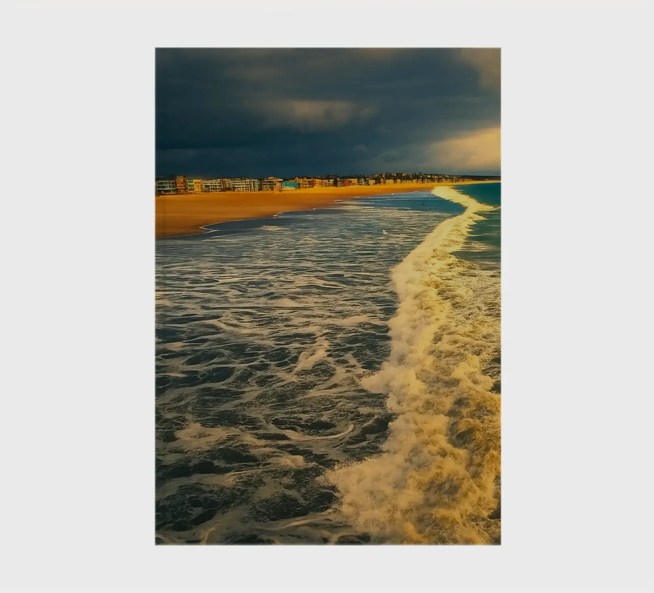 coast beach view notebook by PASMING